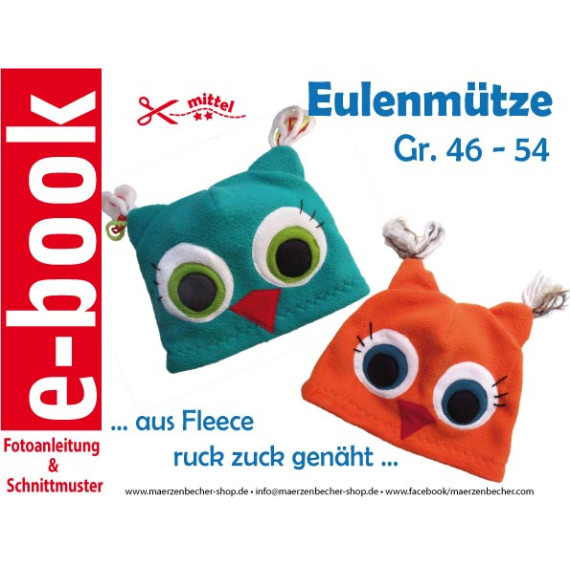 E-Book -  Mütze Eulenmütze KU 46 - 54